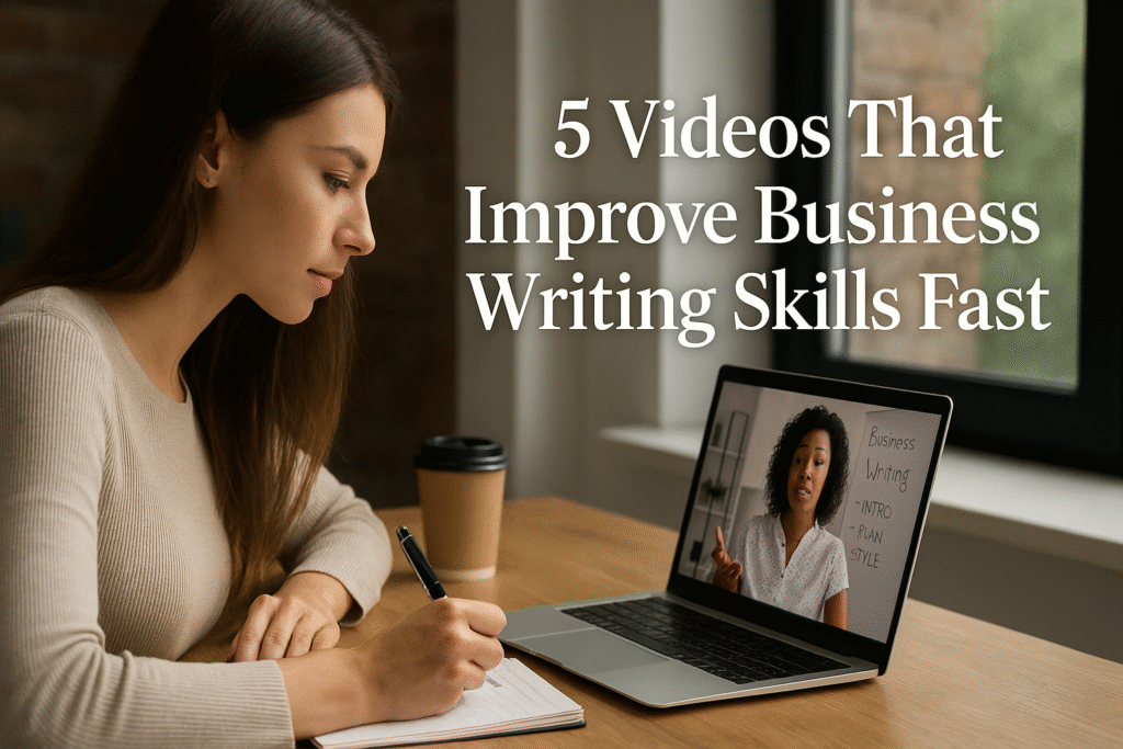 5 Videos That Improve Business Writing Skills Fast